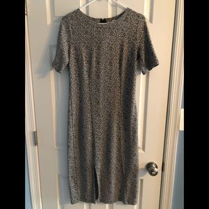LOFT leopard print dress